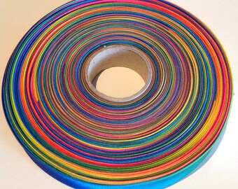 Rainbow Bias Binding - 20mm