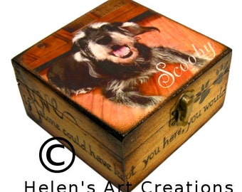 Pet Memorial Box, Keepsake Box, Pet Urn, Personalized Keepsake Box, All Occasions, Photo Box, Custom Pet Photo, Animal Box