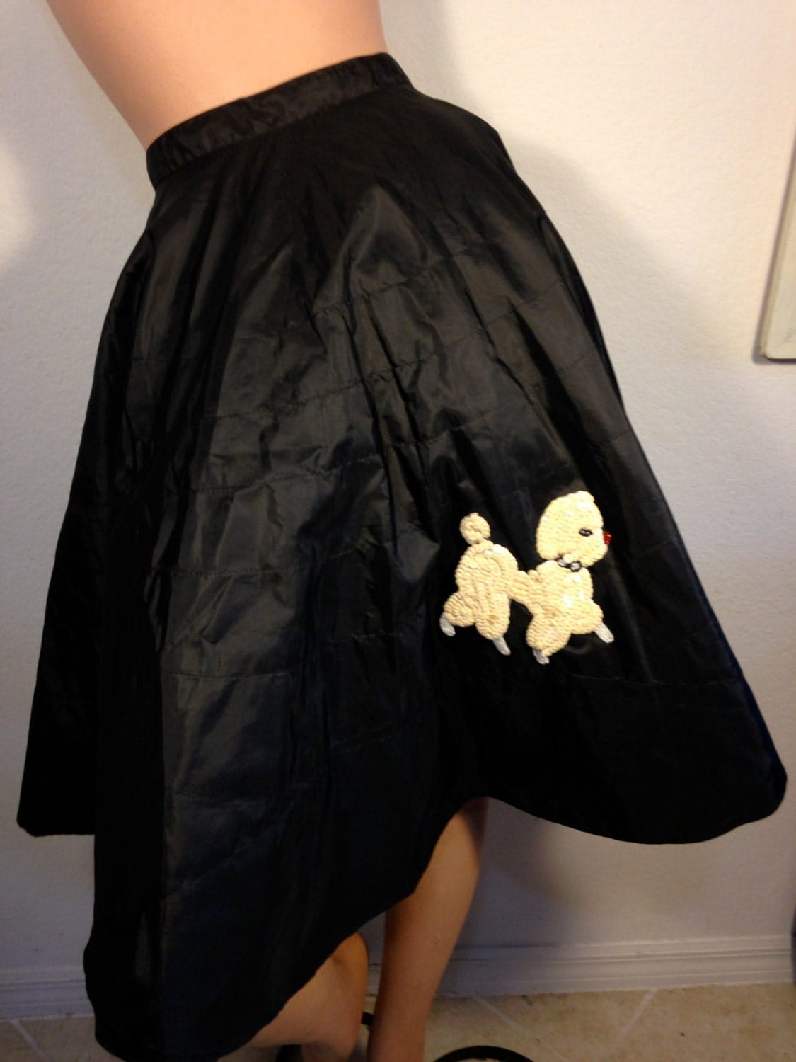 FREE SHIPPING Vintage  1950 Poodle  Skirt 