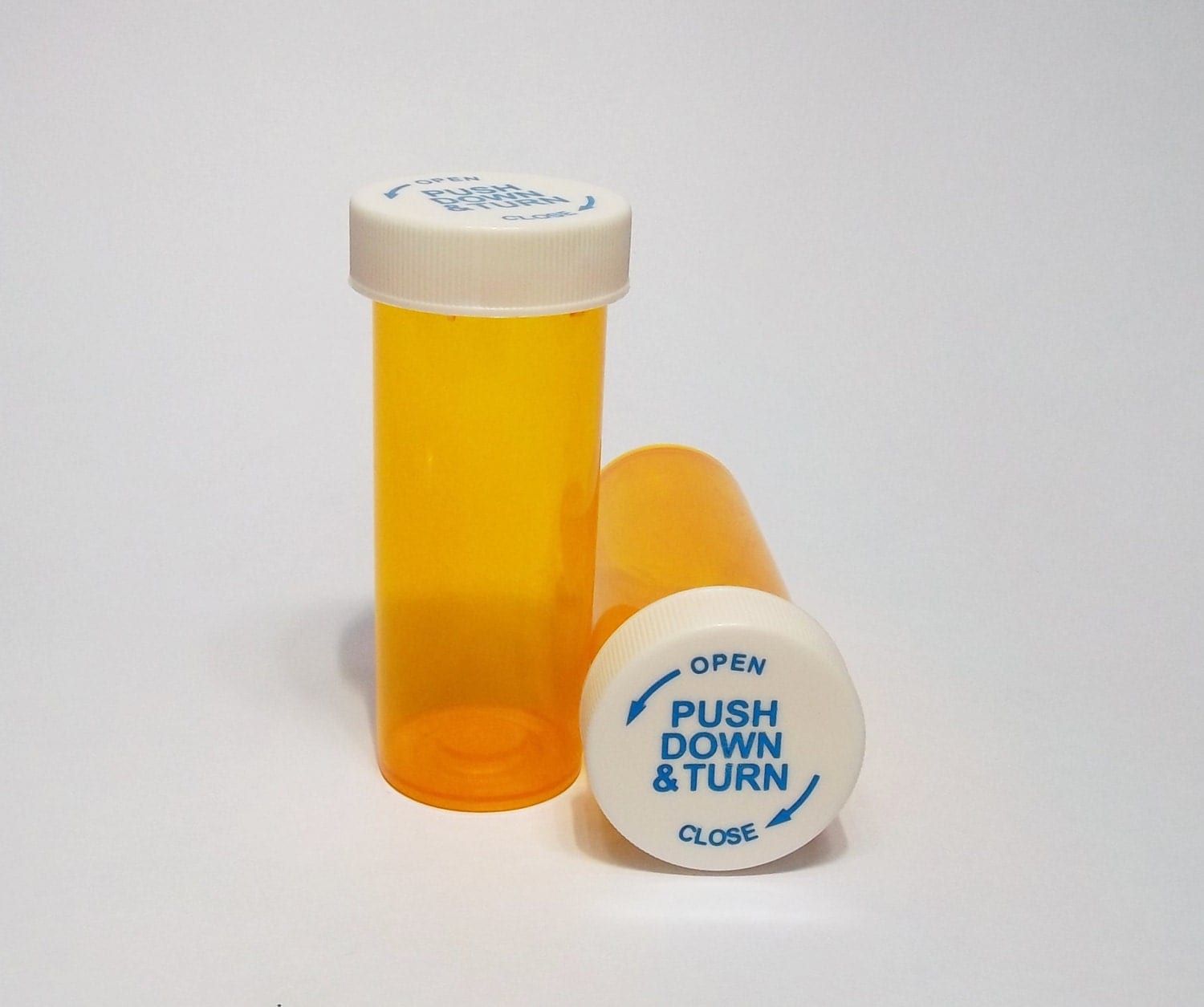 30 Count 16 Dram Amber Empty Pill Bottles Vials by LiquidSales