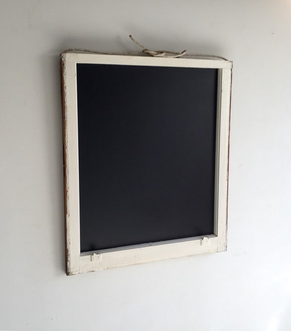 Vintage Window Frame Chalkboard White Rustic Wedding