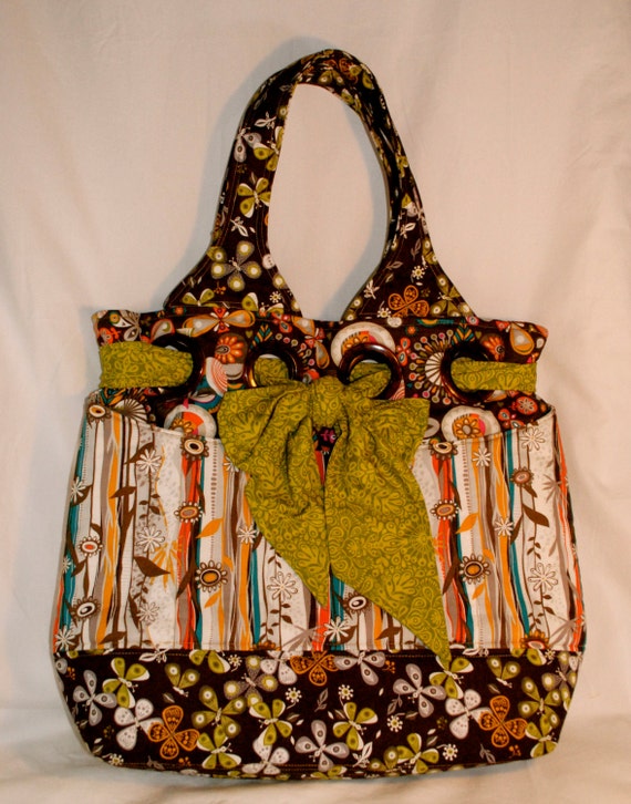 Large Quilted Colorful Tote Bag Quilted Diaper Bag Quilted Travel Bag ...