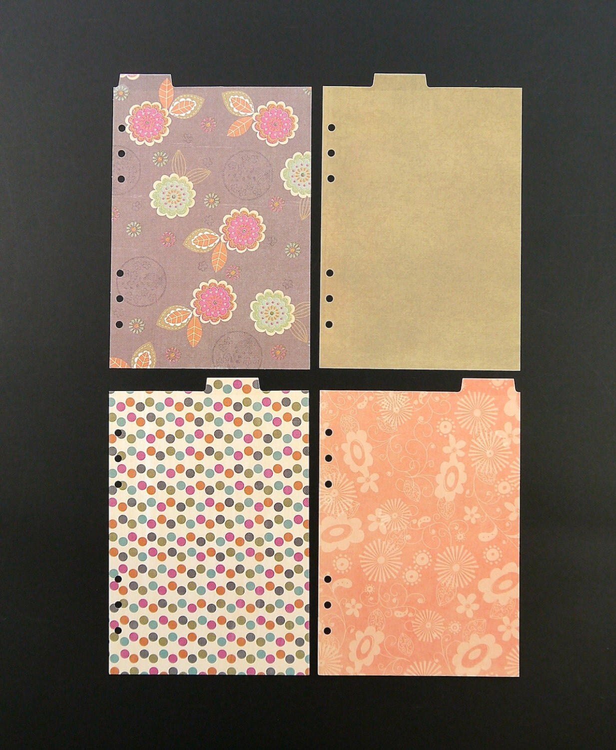 Filofax A5 top Tab Dividers