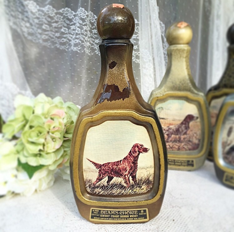 Jim Beam Decanter Bottle Irish Setter James Lockhart