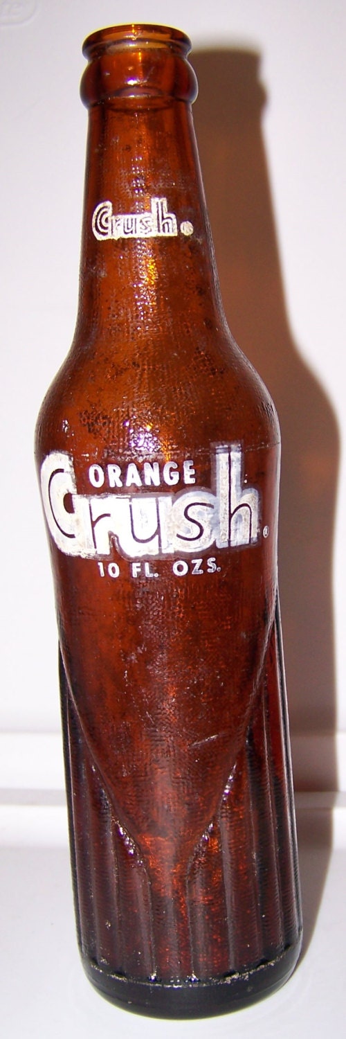 Download Vintage Orange Crush Soda Bottle 10 Fl oz. dug up from Field Yellowimages Mockups