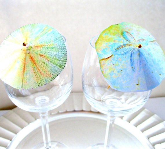 Cocktail umbrellas beach wedding 25 mini drink by TrayChicParty