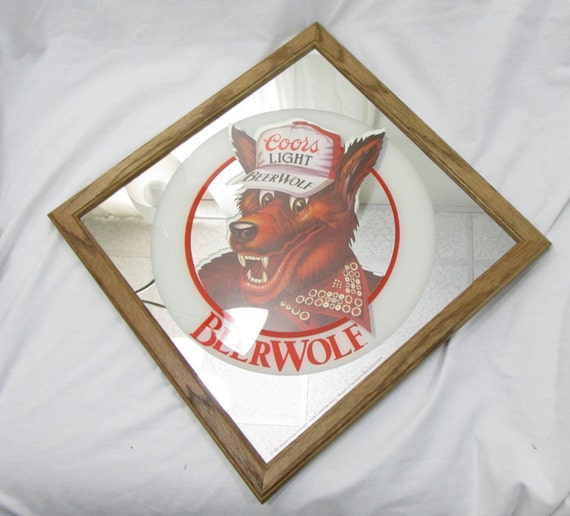 Vintage Coors Light 1986 Beer Wolf by junkinthetrunkbootiq on Etsy