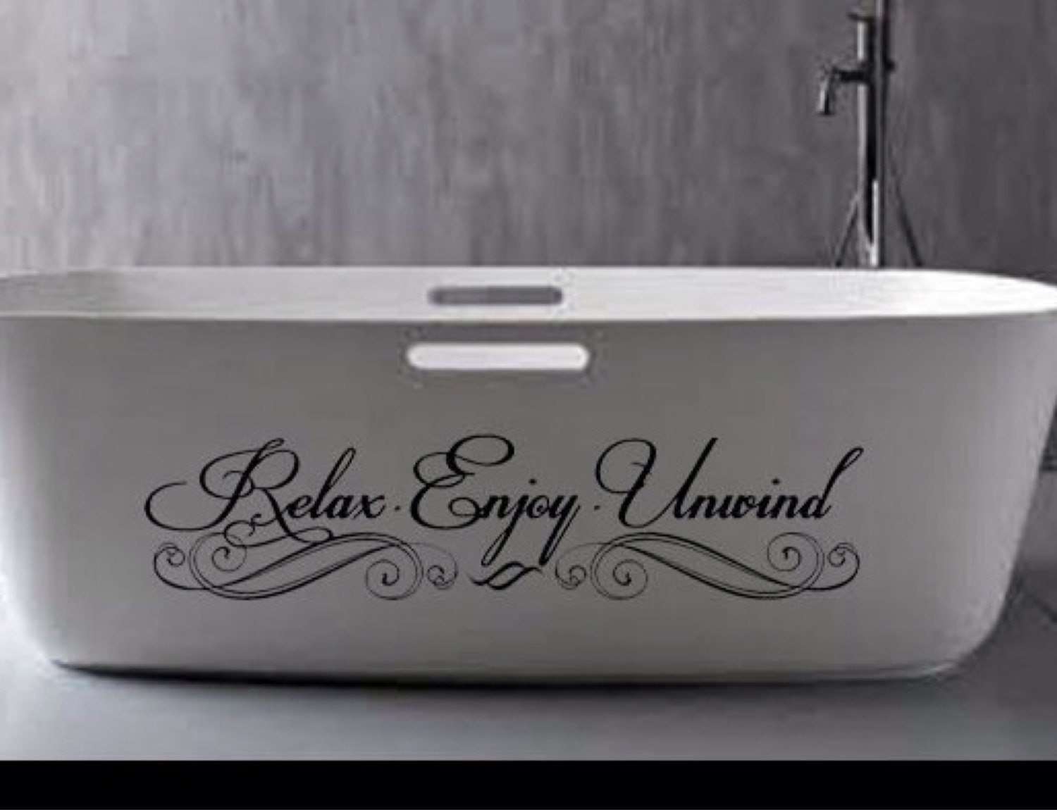 Relax Enjoy Unwind Wall Decal wall art Vinyl sticker home