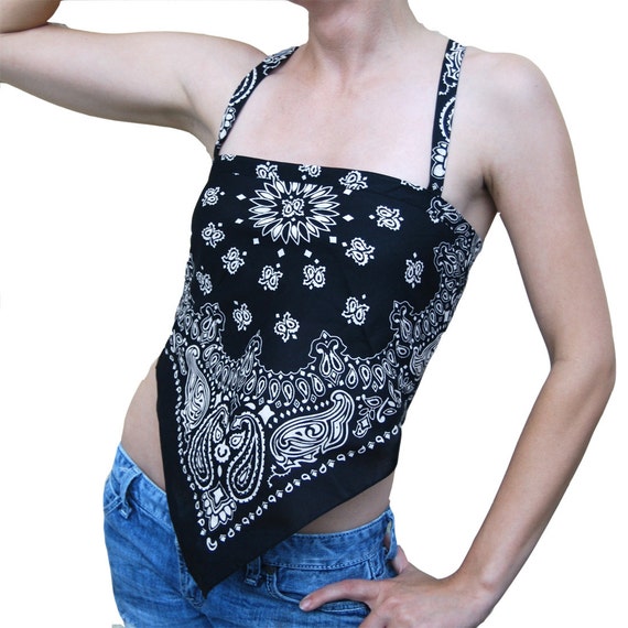 bandana halter tops