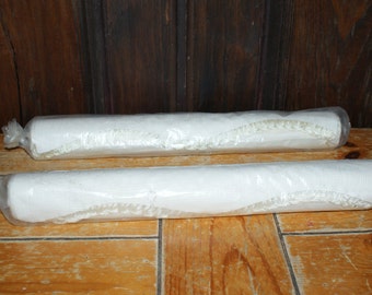 Vintage Vinyl Style Antique White Shades Still In Original Wrap