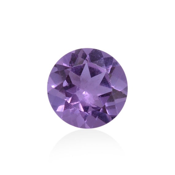 Lavender Alexite Synthetic Color Change Loose Gemstone Round