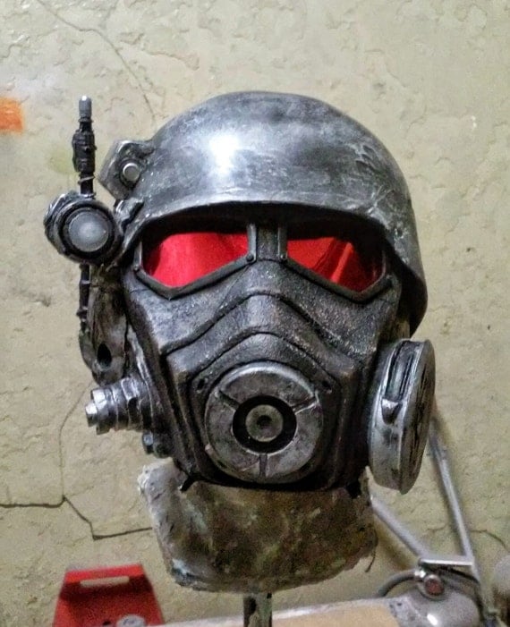 Fallout New Vegas NCR Ranger cosplay mask complete with helmet, lenses ...