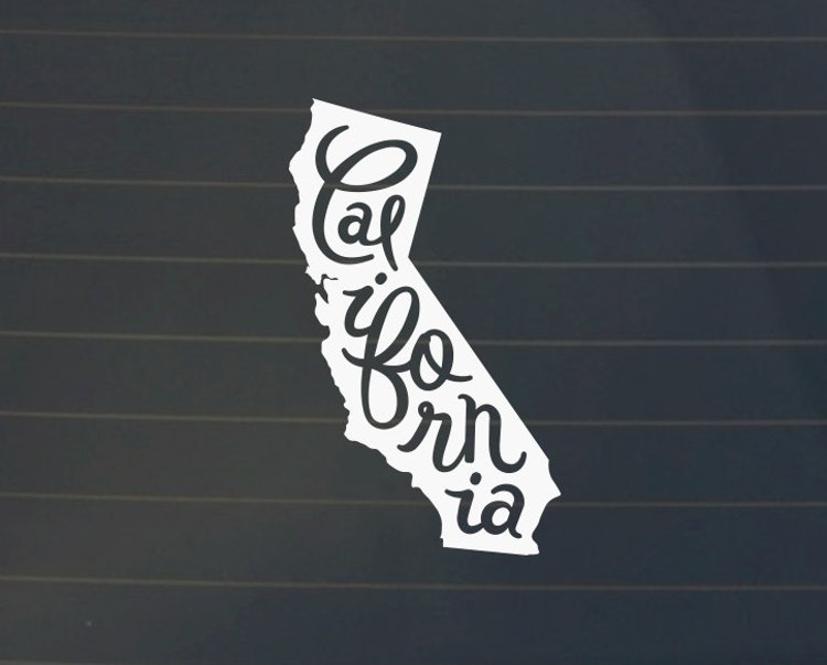 California Car Decal California Decal by ArmadaSupplyCo on Etsy
