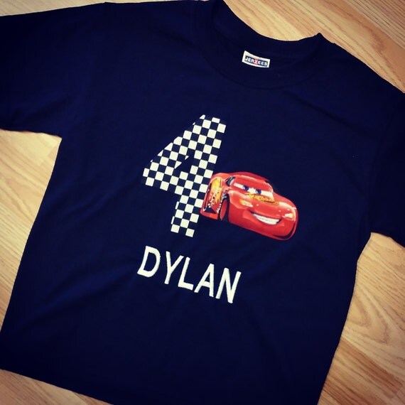 lighting mcqueen birthday shirt