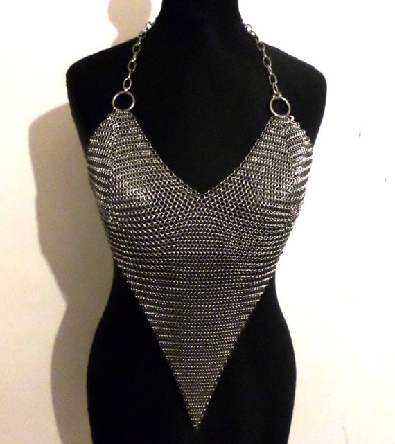 Heart of Steel Womens Chainmail Armour Crop by SapphiresArmouries