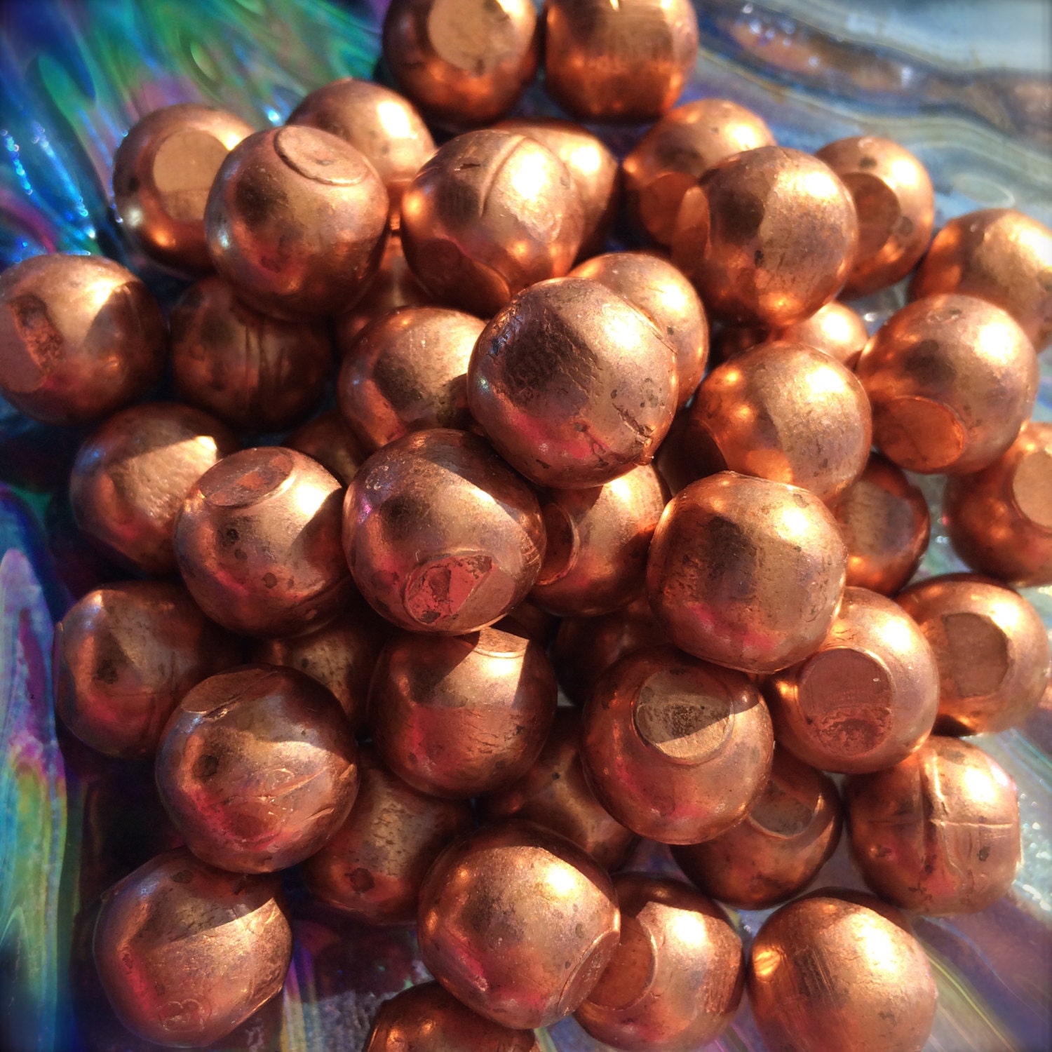 Copper Sphere Small Copper Sphere Full Moon Charged Crystal