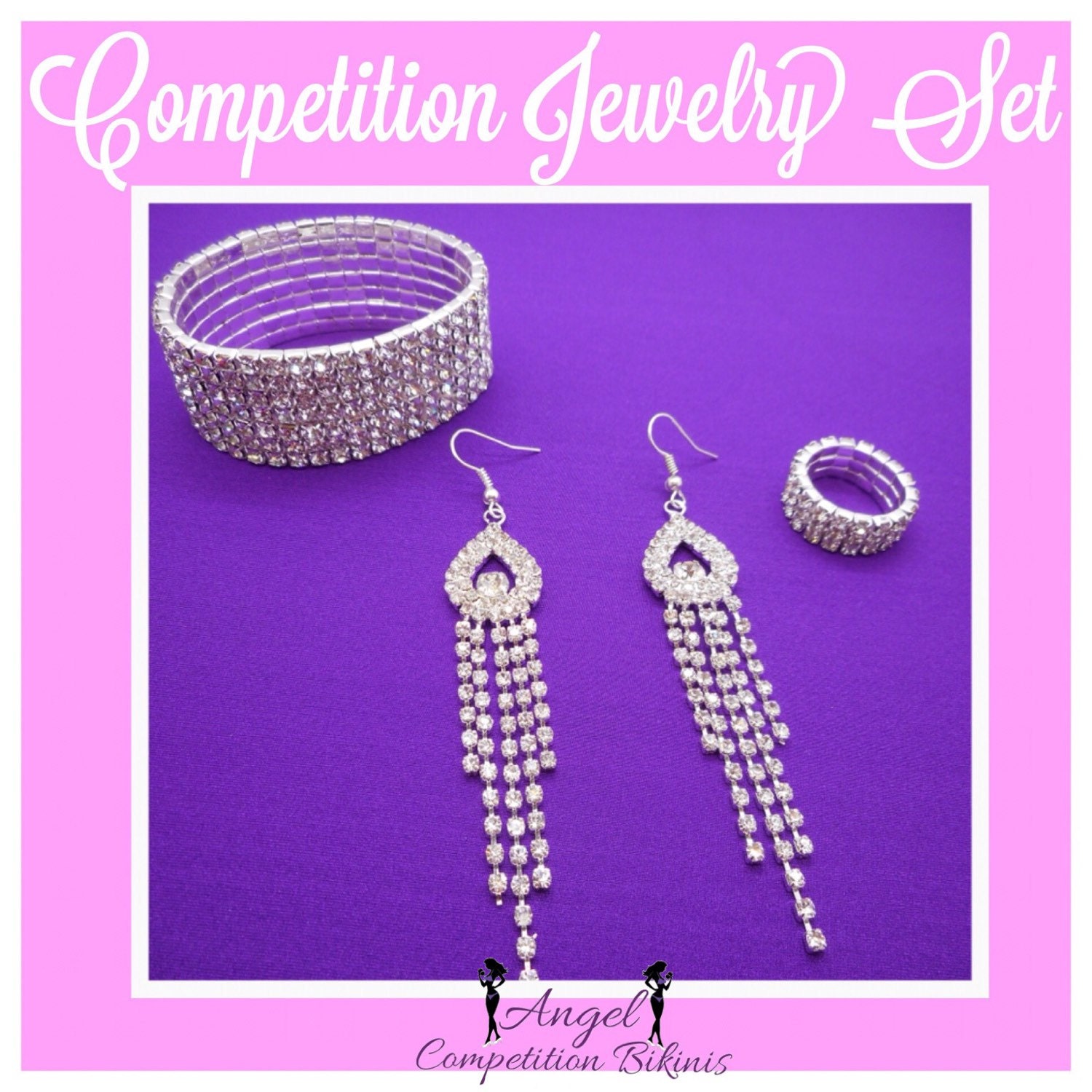 Competition Jewelry Set for NPC IFBB or WBFF by NpcAngelBikinis