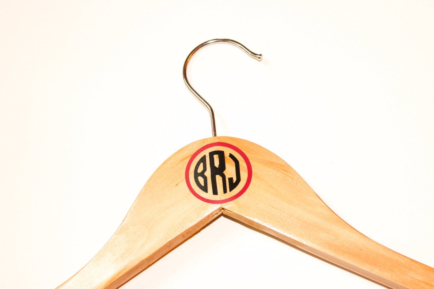 Personalized Wooden Clothes Hangers Set of by CardsEtcByMemeJoan