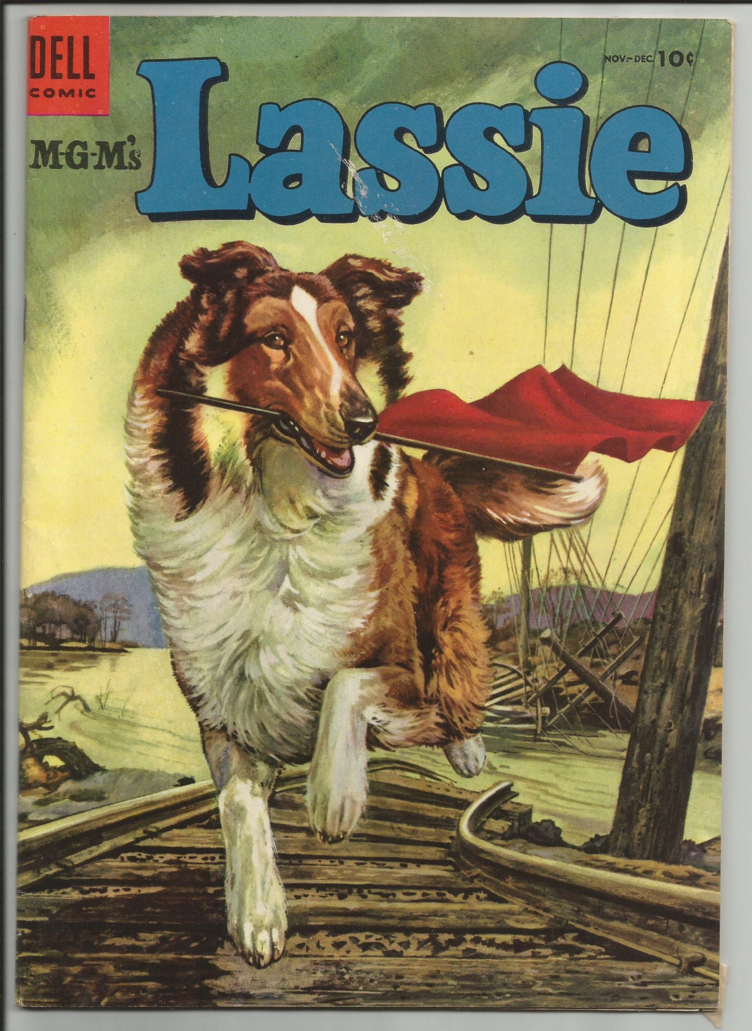 Reserved For David Vintage Comic Lassie 1954 Issue No 19 In