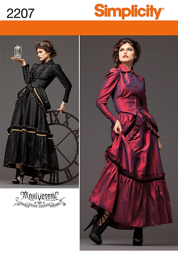 Simplicity Sewing Pattern 2207 Misses' Steampunk Costume by KlinesCorner steampunk buy now online