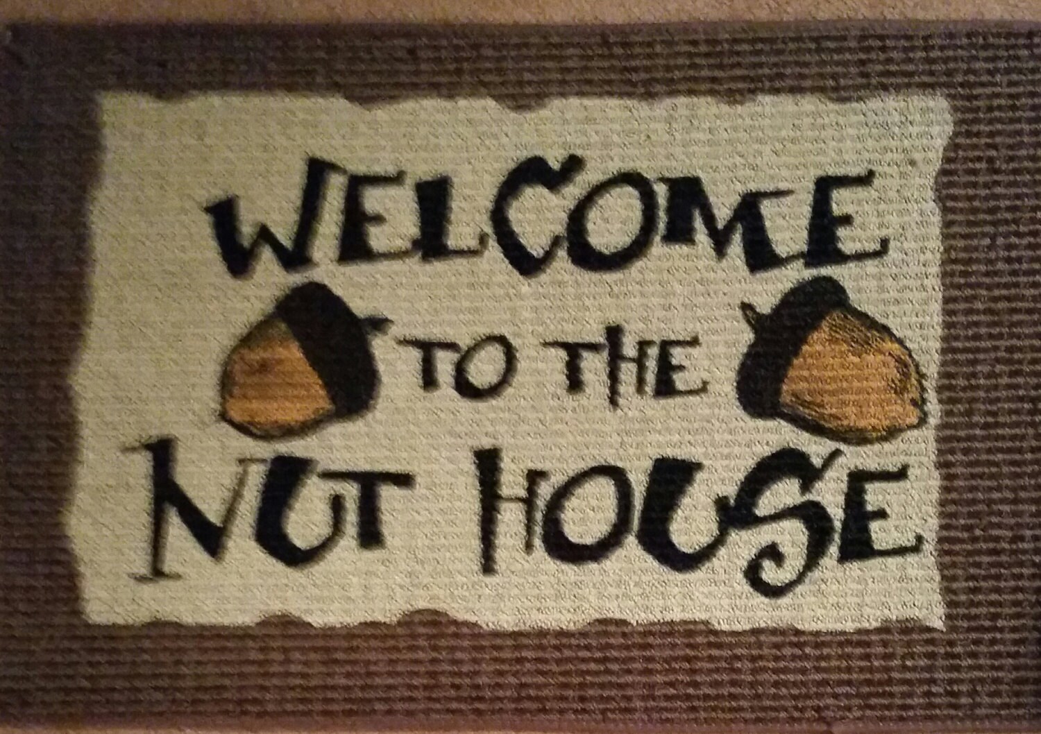 Door mat to the Nut House