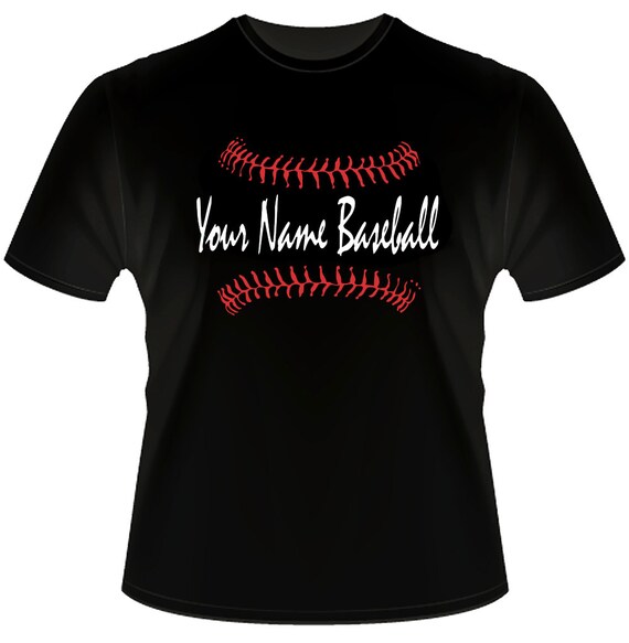 Items similar to Baseball Team Shirt with custom name on Etsy