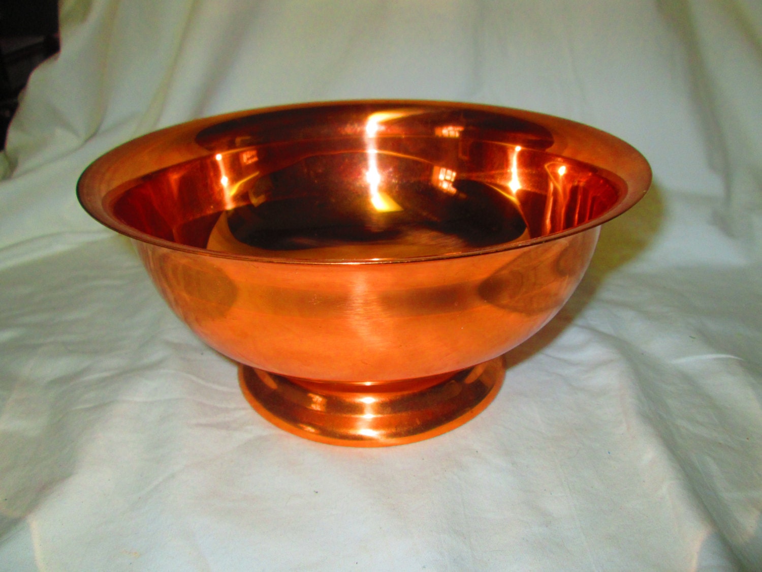 Vintage Copper Coppercraft Guild Taunton Mass Large Center