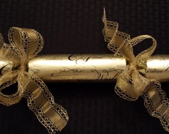 Christmas crackers - unique fun favors for any holiday or occasion-Christmas parties, tea parties, open houses, family get togethers, bdays
