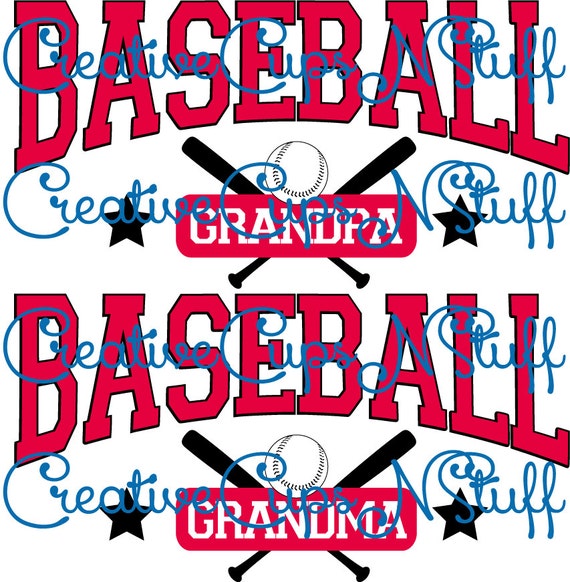 Download Items similar to Baseball Grandpa & Grandma Design with ...