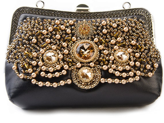 Evening bag, beaded evening bags, leather purse, cell phone purse ...