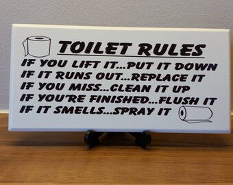 Bathroom Sign Etsy toilet sign | etsy Bathroom Sign Etsy toilet sign | etsy