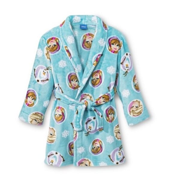 Disney Frozen OLAF Anna & Elsa Fleece Robe GIRLS Size 4T5T