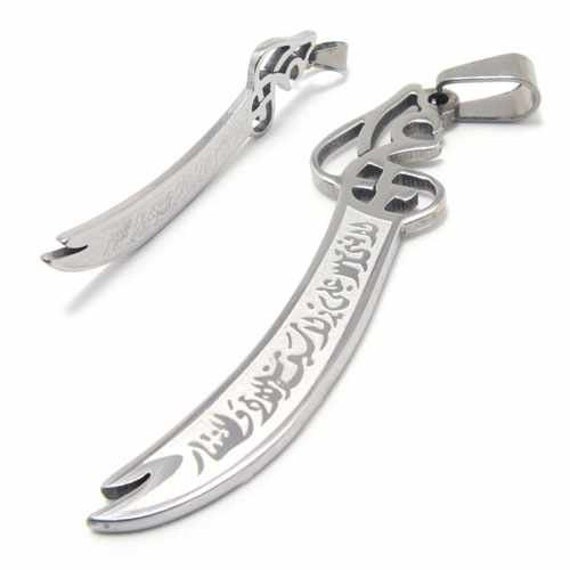 collier homme epee