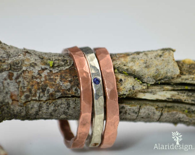 Super Thick Stackable Copper Ring(s),Copper Rings,Stackable Rings, Copper Ring, Hammered Copper, Copper Band, Arthritis Ring, Copper Jewelry