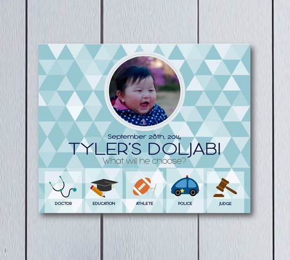 Doljabi Board Custom Korean Dol photo / printable pdf