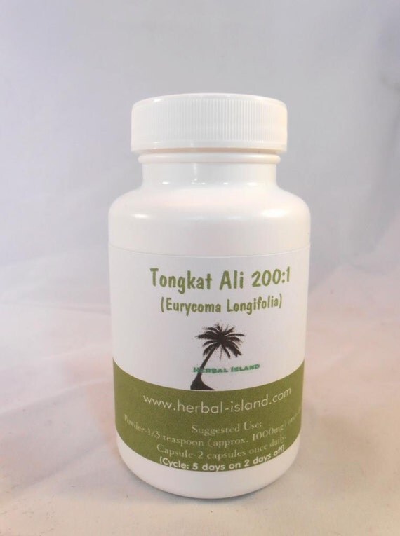 Tongkat Ali 200 1 Root Extract Powder Capsules Longjack