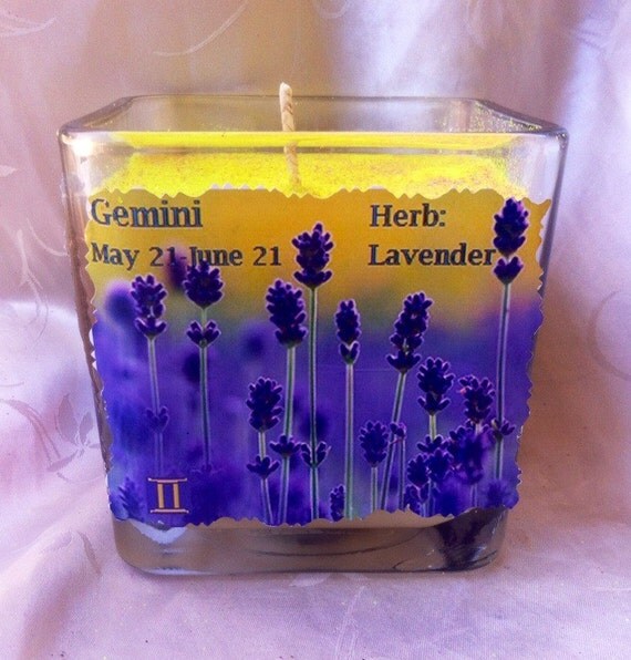 Gemini FlowerHerb Lavender Astrology by IstarAndFlameCandles