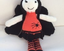 knitted goth dolls