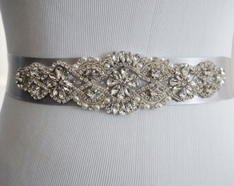 Wedding Belt, Bridal Belt, Sash Belt, Crystal Rhinestone Belt, Style 140