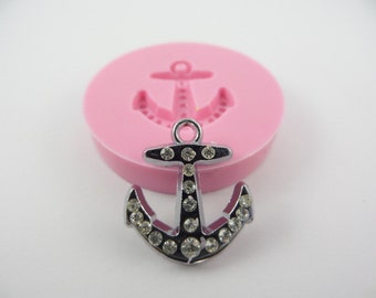 Anchor Mold Mould Resin Clay Fondant Wax Soap Fimo Flexible Silicone Mold chocolate, candy Natu mold 180