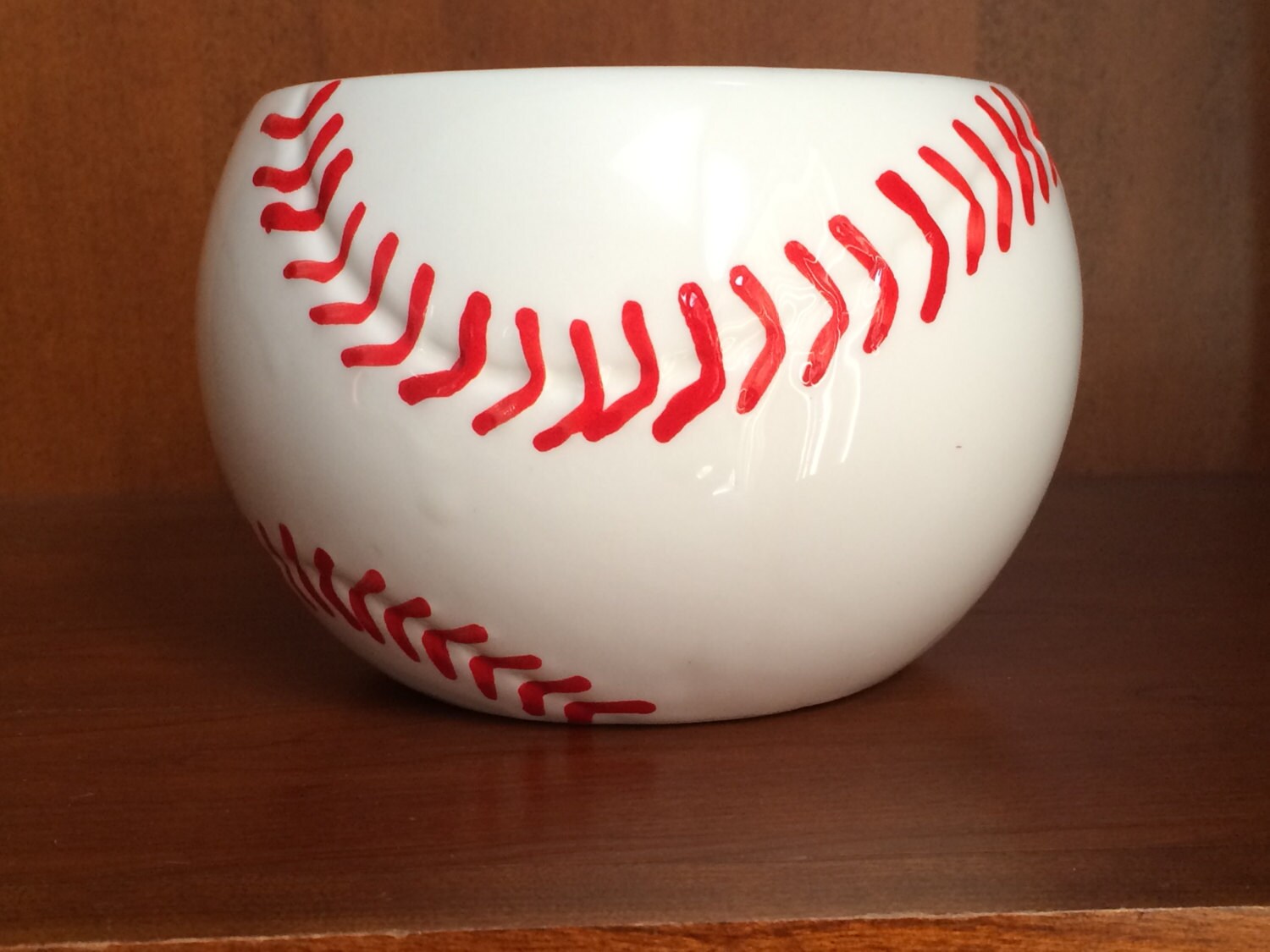 Ceramic Baseball Bowl