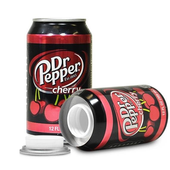 Stash Safe Can soda 12 fl oz dr. pepper cherry by StashCanManCan
