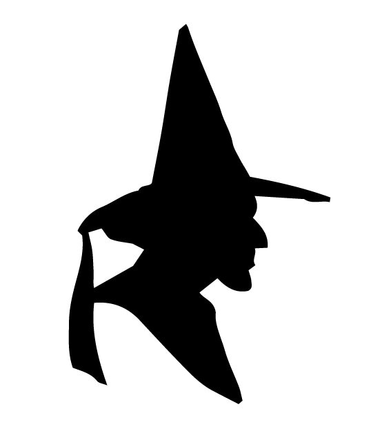 Silhouette Wicked Witch Wizard of Oz Vinyl by RedRavenSignShop