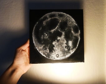 Moon Wall Art full moon wall art | etsy Moon Wall Art full moon wall art | etsy