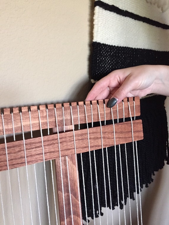 Small Wood Weaving Loom & Beginner Weaving Kits by WoodCreekLooms