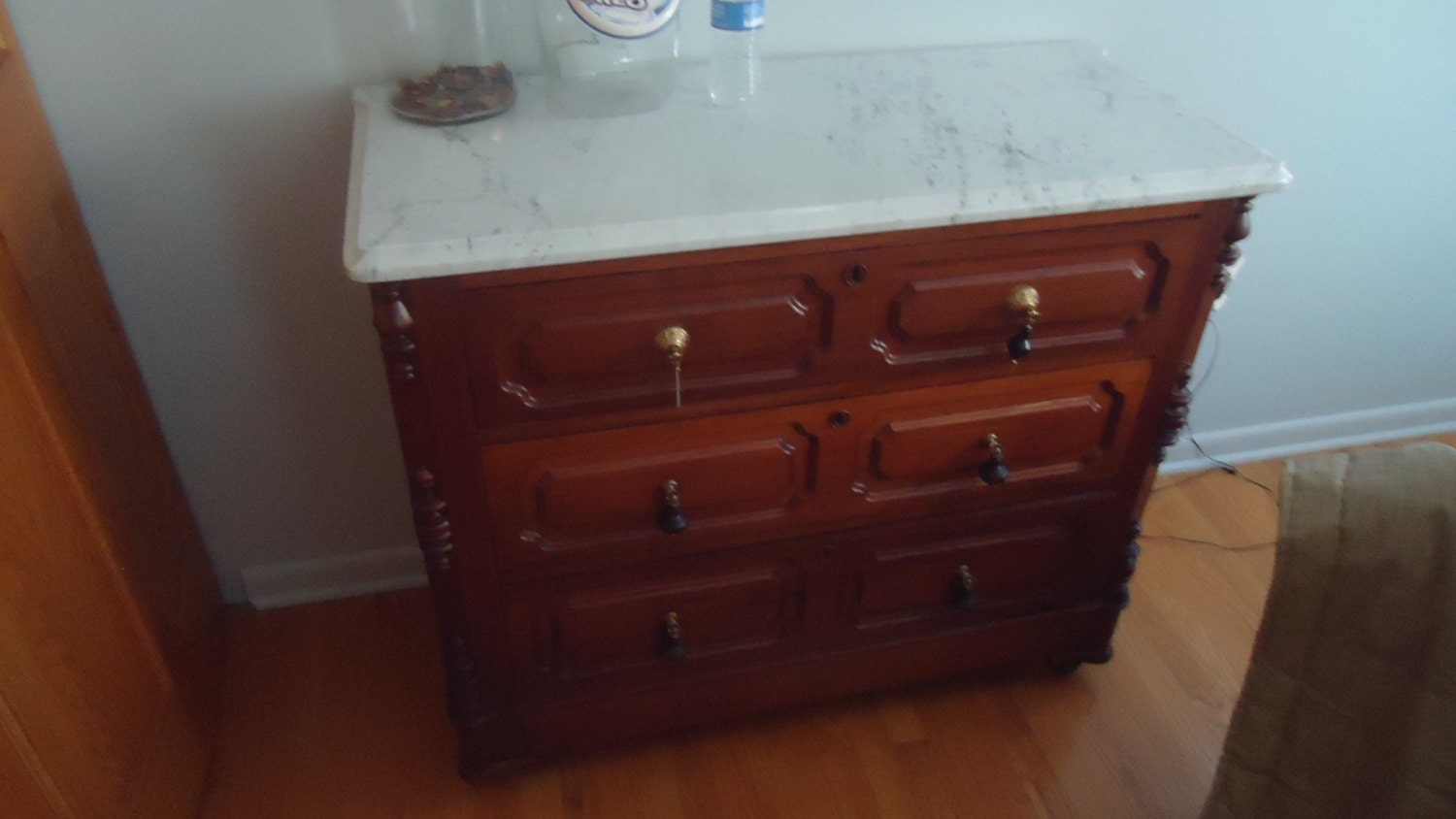 Vintage Marble Top Dresser Haute Juice