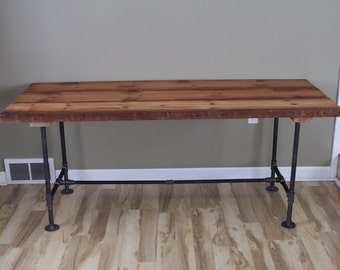 The Veranda Reclaimed Wood Farmhouse Table Bar Table Old Growth Lumber Dining Table Harvest Table