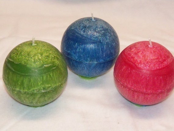 Ball Candles 325 X 325 Inch Round Candle Choose Scent