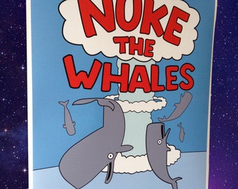 Nuke the Whales Simpsons Poster