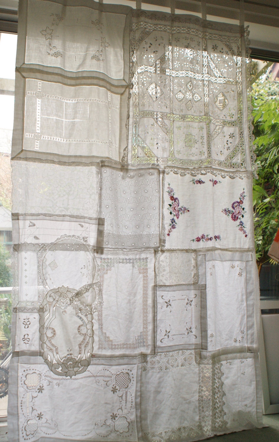 Rideau de dentelle Vintage Patchwork Gypsy